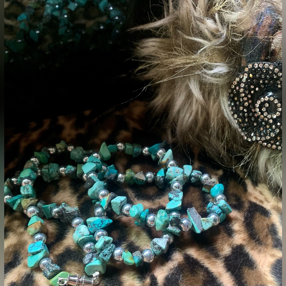 💎Turquesas 💎collar de piedra natural💎#GK2